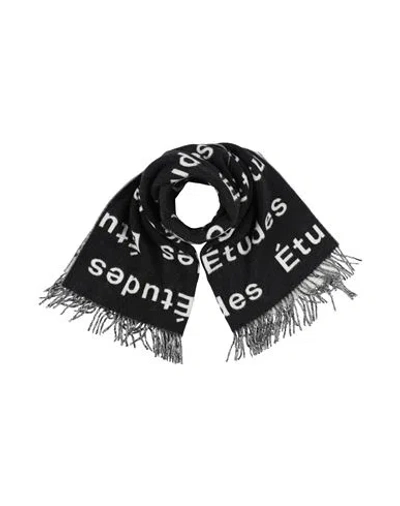 Etudes Studio Études Man Scarf Black Size - Wool, Polyamide