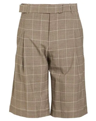 Etudes Studio Études Man Shorts & Bermuda Shorts Khaki Size 34 Virgin Wool In Sand