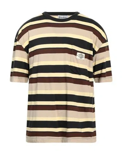 Etudes Studio Études Man T-shirt Beige Size L Organic Cotton