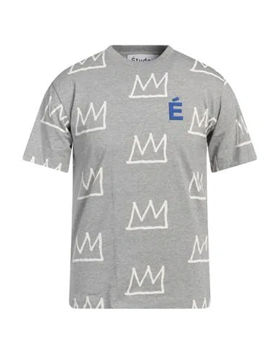 Etudes Studio Études Man T-shirt Light Grey Size Xxl Cotton