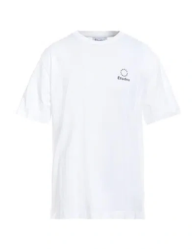 Etudes Studio Études Man T-shirt White Size Xl Organic Cotton