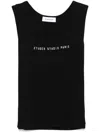 Etudes Studio Études Ribbed Tank Top In Black