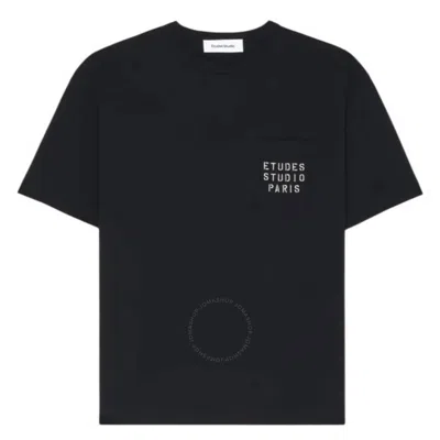 Etudes Studio Etudes Stencil Logo Relax Pocket T-shirt In Black