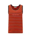 Etudes Studio Embroidered-logo Top In Orange