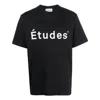 Etudes Studio Etudes Wonder Logo Print Cotton T-shirt In Black