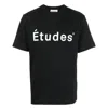 Etudes Studio Etudes Wonder Logo Print Cotton T-shirt In Blue