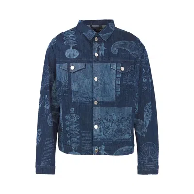 Pre-owned Etudes Studio Etudes X Batia Suter Kentucky Denim Jacket 'blue' | Men's Size 44