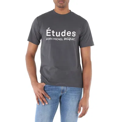 Etudes Studio Etudes X Jean Michel Baquiat Logo-print T-shirt In Grey