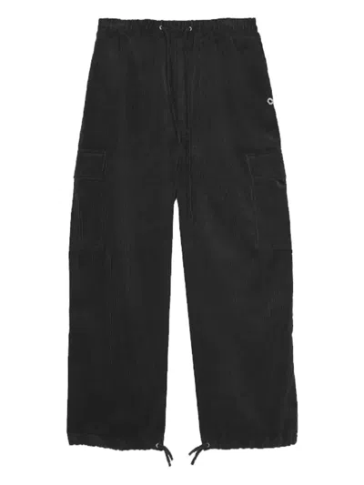 Etudes Studio Forum Corduroy Cargo Trousers In Blue
