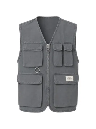 Etudes Studio Free Multi-pocket Gilet In Black
