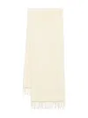 Etudes Studio Fringed Wool Scarf In Neutral
