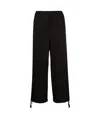 Etudes Studio Galerie Flannel Track Pants In Black