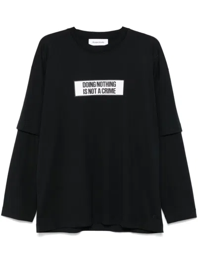 Etudes Studio Graphic-print T-shirt In 黑色