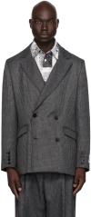 Etudes Studio Gray Batia Suter Edition Verneuil Blazer In Check