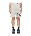 Etudes Studio Grey Tempera Shorts In White