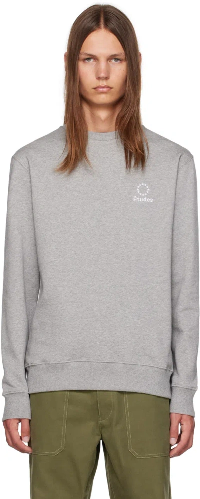 Etudes Studio Gray Story Sweatshirt In Grey