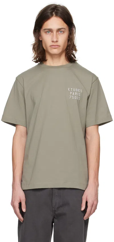 Etudes Studio Gray Wonder Small Stencil T-shirt
