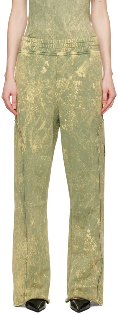Etudes Studio Green Bitume Sweatpants In Olive