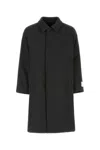 Etudes Studio Etudes Embroidered Wool Blend Coat In Black