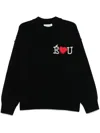 Etudes Studio Heavy Round Neck Sweater In Black