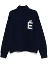 Etudes Studio High-neck Sweater In Blue
