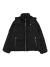Etudes Studio Hooded Zip-front Jacket In Black