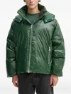 Etudes Studio Hooded Zip Jacket In Green