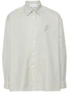 Etudes Studio Illusion Thorns Pigeon Shirt In Grey