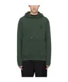 Etudes Studio Green Klein Patch Hoodie In Black