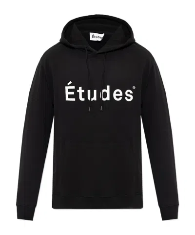 ETUDES STUDIO KLEIN LOGO-PRINT COTTON HOODIE