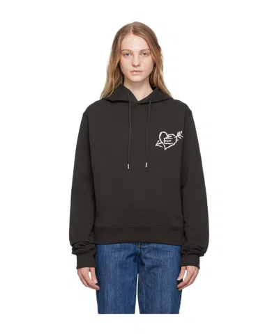 Etudes Studio Limit Small Graffiti Dk Brown In Black