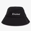 Etudes Studio Etudes Black Logo Embroidered Bucket Hat In Black