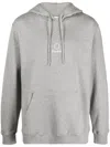 Etudes Studio Logo-embroidered Organic Cotton Hoodie In Grey