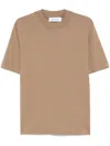 Etudes Studio Logo-embroidered T-shirt In Brown