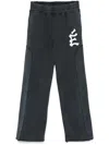 Etudes Studio Logo-embroidered Track Trousers In Blue