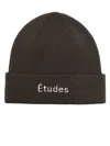 Etudes Studio Logo-embroidered Wool Beanie In Green