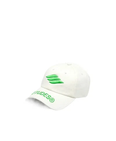 Etudes Studio Logo Hat In White