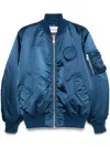 Etudes Studio Logo-patch Bomber Jacket In Blue
