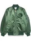 Etudes Studio Logo-patch Bomber Jacket In Green