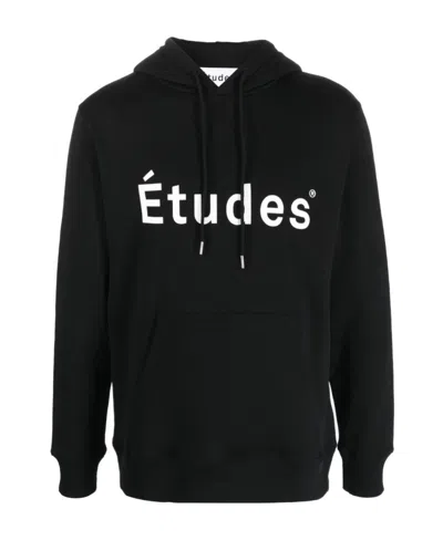ETUDES STUDIO ETUDES LOGO PRINTED DRAWSTRING HOODIE