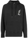 Etudes Studio Logo-print Drawstring Hoodie In Black
