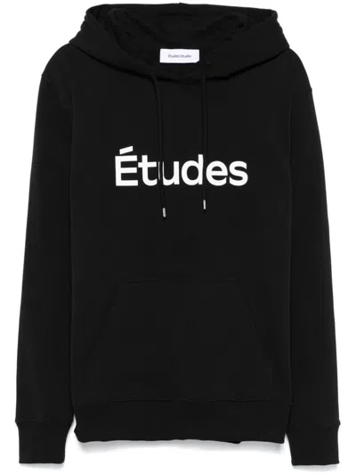 ETUDES STUDIO LOGO-PRINT HOODIE