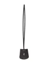 Etudes Studio Logo-print Leather Key Chain In Black
