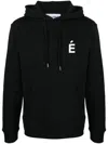 Etudes Studio Logo-print Pullover Hoodie In Schwarz