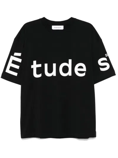 Etudes Studio The Spirit Études T-shirt In 黑色