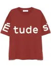 Etudes Studio Logo-print T-shirt In Red
