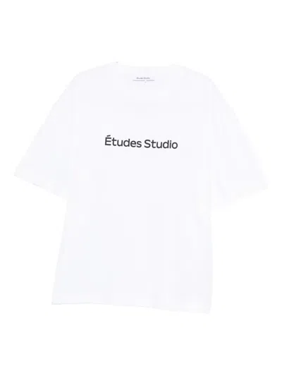 Etudes Studio Logo-print T-shirt In White