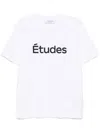 Etudes Studio Etudes Wonder Logo Print Cotton T-shirt In White