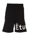 Etudes Studio Logo-print Track Shorts In Black