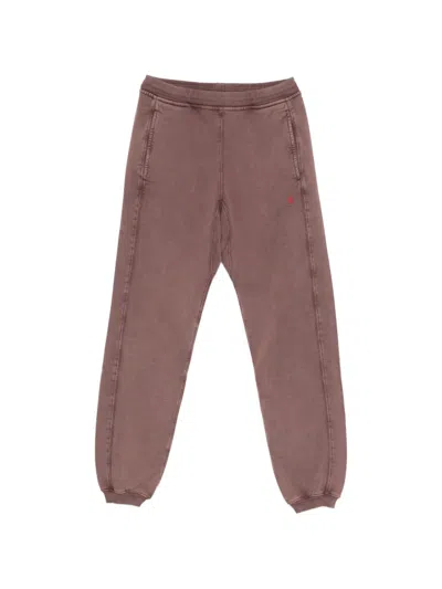 Etudes Studio Logo Slim Trousers In Brown
